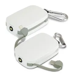 Lucent Emergency Power Bank with Carabiner and LED Light