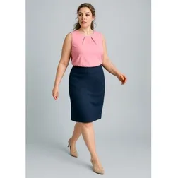 Womens Cool Stretch Relaxed Fit Bamboo Lined Skirt