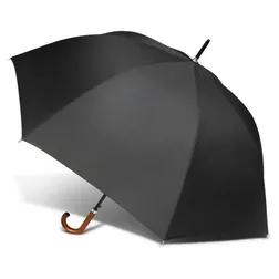 Executive Umbrella Extra Large Wood Hook Handle Automatic Opening