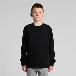 Youth Supply Crew Cotton Fleece Raglan Sweatshirt