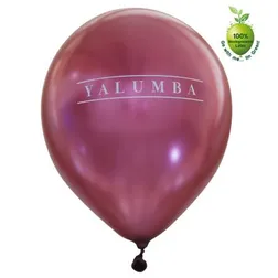 Biodegradable Metallic Latex Balloons 30cm Helium Quality