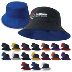 Switch Reversible Cotton Twill Bucket Hat