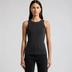 Organic Cotton Rib Tank Wide Binding