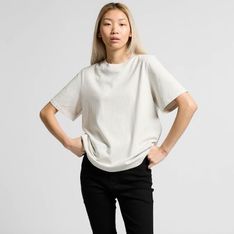 Women's Heavy Faded Cotton Relaxed Tee