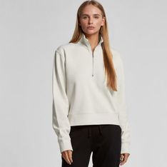 Stencil Ladies Half Zip Anti Pill Fleece Crew