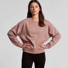 Ladies Relax Crew Anti Pill Fleece Mid Weight Pullover