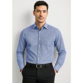 Newport Mens Yarn Dyed Check Stretch Shirt