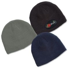 Ruga Acrylic Ribbed Knit Beanie with Fleece Lining