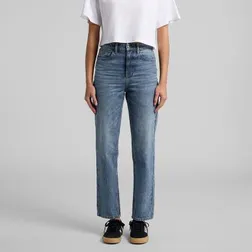 Heavyweight Cotton Denim Straight Fit Jeans