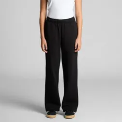 Relax Cuffless Recycled Polyester Cotton Fleece Trackpants