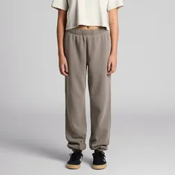 Relax Faded Trackpants Ladies Cotton Recycled Polyester Fleece