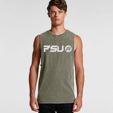 Barnard Stone Wash Cotton Tank with Raw Armholes