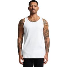 Organic Cotton Ribbed Heavyweight Mens Tank Top