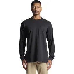 5072 AS Colour Classic Pocket Long Sleeve Branded T-Shirts