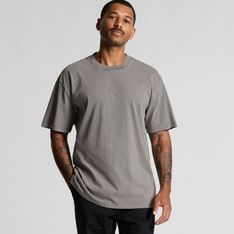 Heavy Faded Cotton Tee 240gsm Garment Dyed Relaxed Fit