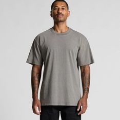 Heavy Faded Cotton Tee 240gsm Garment Dyed Relaxed Fit