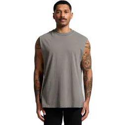 Faded Heavy Cotton Tank Top Mens Relaxed Fit