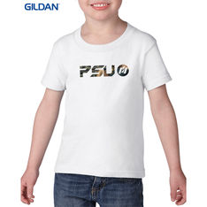 White Heavy Cotton Kids School T Shirt