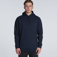Stencil Hood Cotton Recycled Polyester Anti Pill Fleece Pullover
