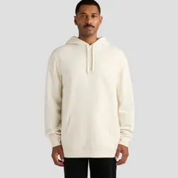 Stencil Hood Cotton Recycled Polyester Anti Pill Fleece Pullover
