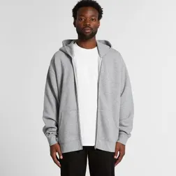 Relax Zip Cotton Recycled Polyester Fleece Hoodie