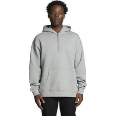 Relax Half Zip Recycled Cotton Blend Hoodie