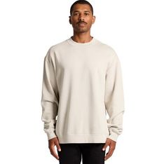 Recycled Polyester Cotton Blend Fleece Crew Neck