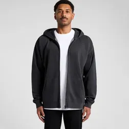 Relaxed Fit Faded Fleece Zip Hoodies for Business