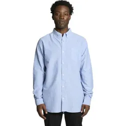 Woven Cotton Oxford Shirt with Button Down Collar