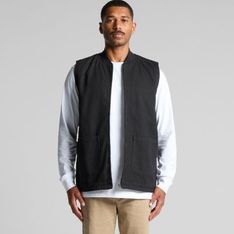 Canvas Heavy Cotton Duck Vest with Polyester Lining