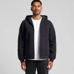 Canvas Bomber Hooded Jacket with YKK Zip
