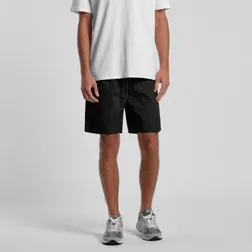 Heavy Weight Cotton Beach Shorts with Mesh Pockets