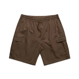 Mens Easy Fit Cotton Cargo Shorts with Six Pockets