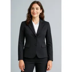 Ladies Cool Stretch Two Button Professional Jacket