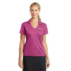 Ladies Nike Dri Fit Golf Polo Vertical Mesh