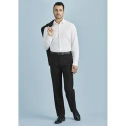 Mens Bamboo Charcoal Mechanical Stretch Work Trousers