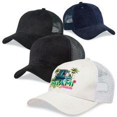 Premium Soft Cotton Trucker Cap with Mesh Panels