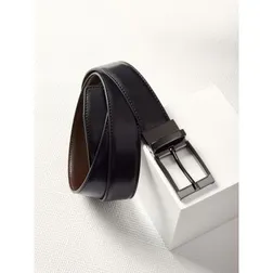 Reversible Leather Corporate Belt Black Brown