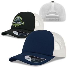 Record Chino Cotton Twill Trucker Cap with Mesh Back