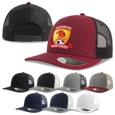 Sonic Structured Six Panel Cotton Mesh Snapback Cap