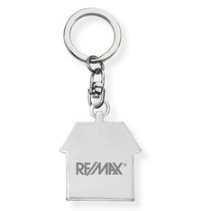 House Shape Aluminium Key Ring with Engraving