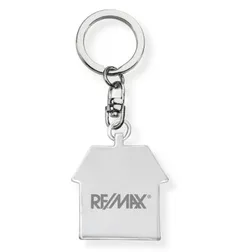 Casa House Shape Aluminium Keychain