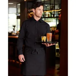 Unisex Short Waist Apron Poly Cotton Twill