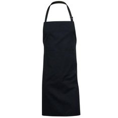 Professional Poly Cotton Twill Bib Apron with Adjustable Neck