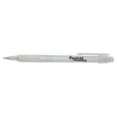 Mechanical White Plastic Pencils with Print Area