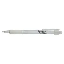 Mechanical White Plastic Pencils with Print Area