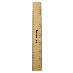 Apex Bamboo Eco Ruler 30cm Metric Measurement Tool
