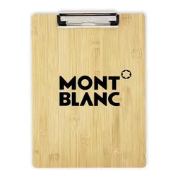 Ecowriter Bamboo Clipboard with Stainless Steel Spring Clip