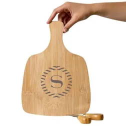 Artis Sustainable Bamboo Cheeseboard with Stainless Steel Knife