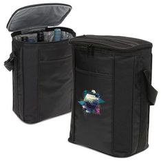 Insulated Tall Bottle Cooler with Adjustable Shoulder Strap